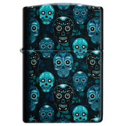 Zippo Lighter Sugar Skulls Design