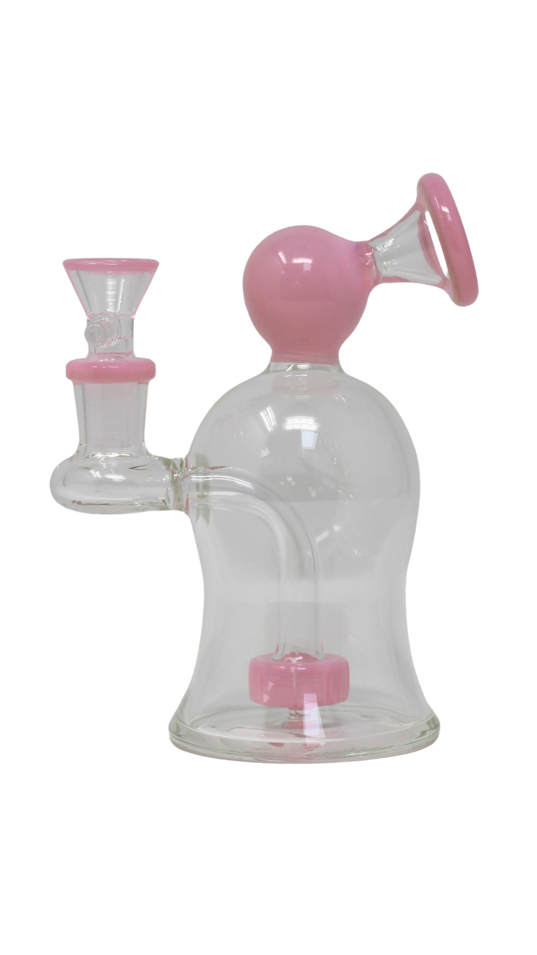 MWP 133 - 6" Mini Curvy 8 Colors 45 Degree Glass Water Pipe