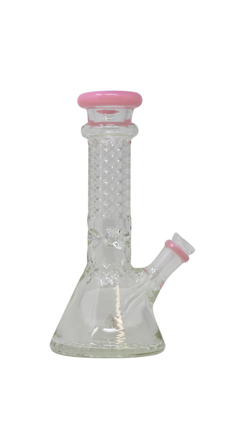 MWP 122 - 8" - Diamond Beaker Glass Bong
