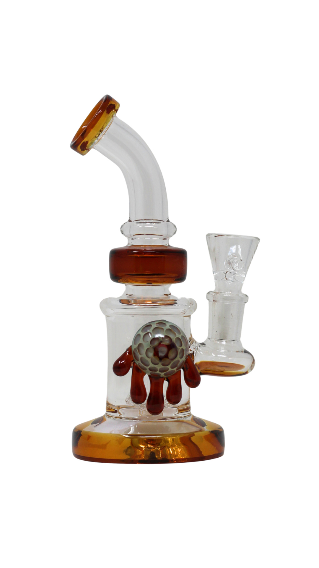 MWP 161 - 9" Multicolor Fancy Glass Water Pipe