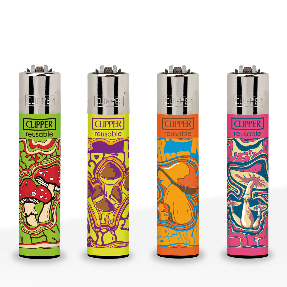 Clipper Lighter - Mushrooms