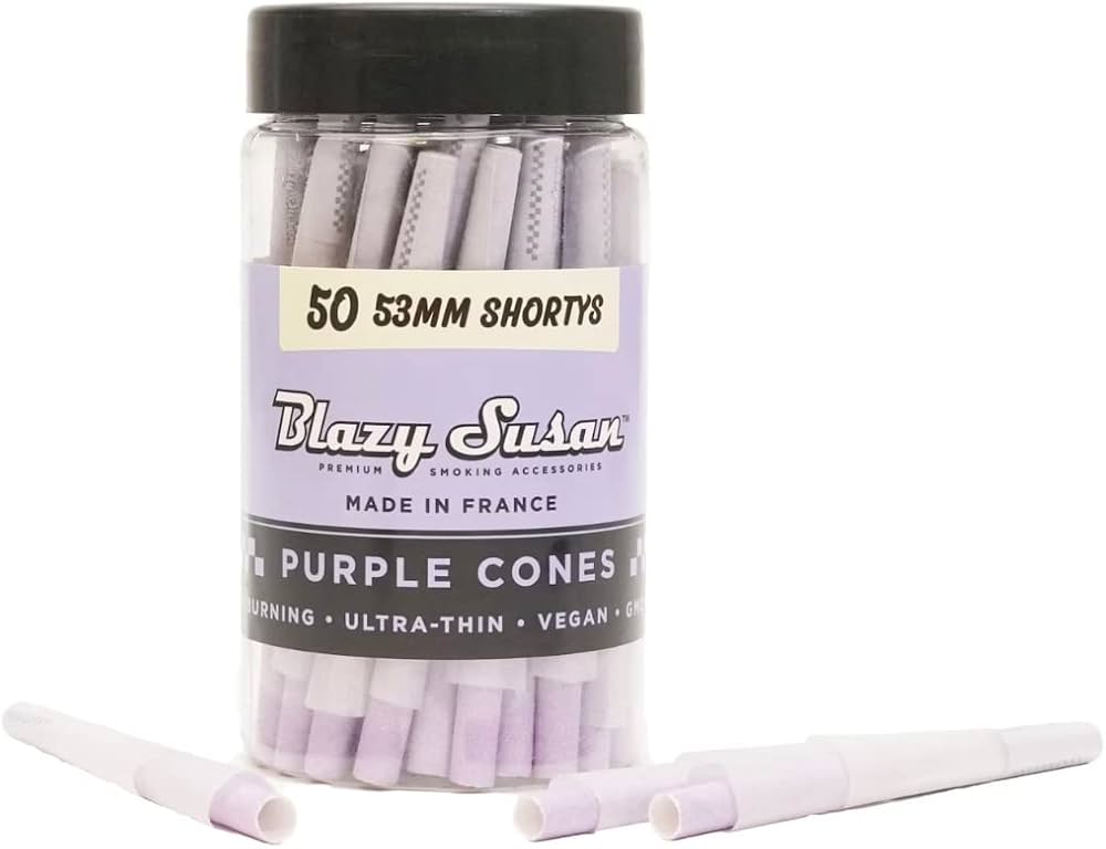 Blazy Susan Shortys 53mm 50 count - Purple