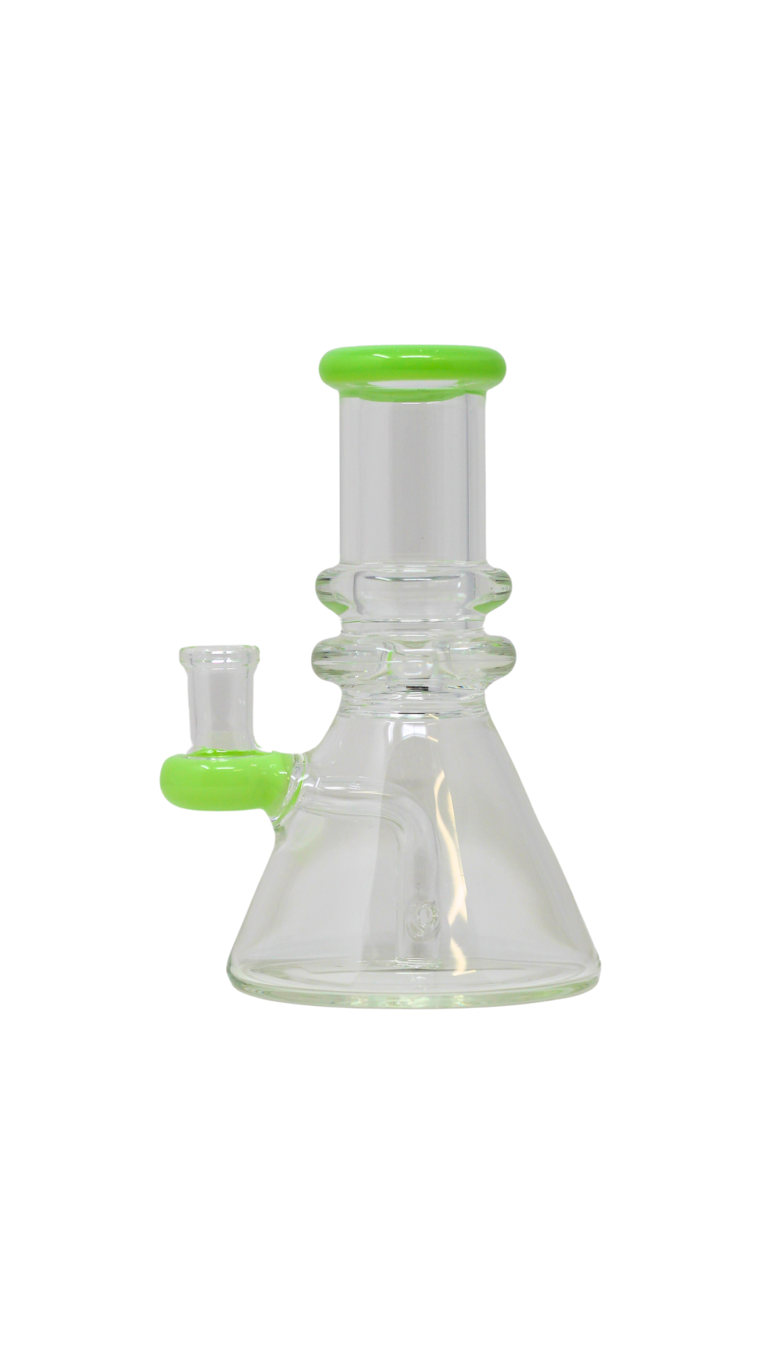 MWP 130 - 8" Heavy Glass Slime One Tone Glass Beaker Bong Clear