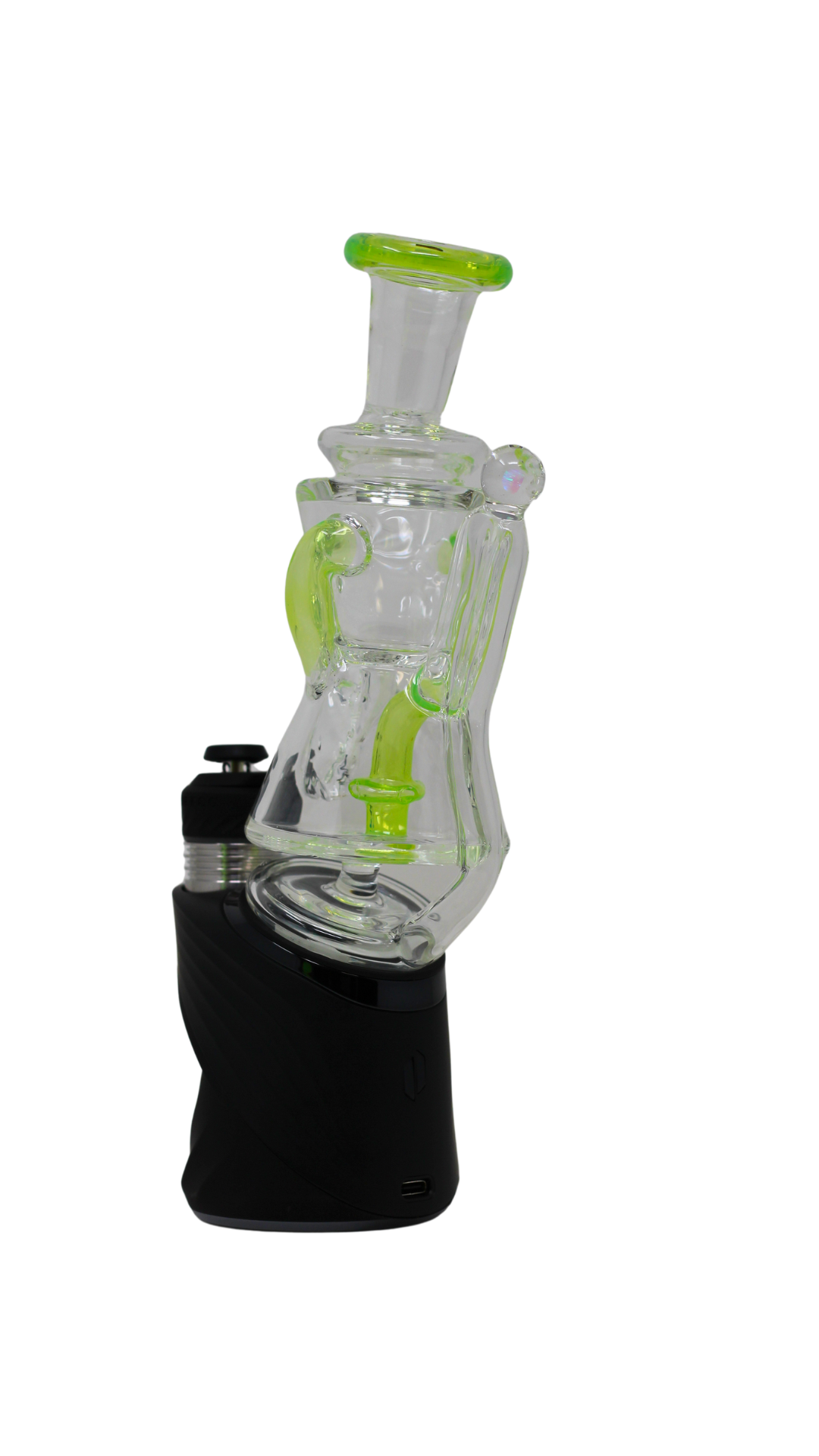Iridescent Glass : SUPERIOR Gilcycler Puffco Peak Attachment - Slyme