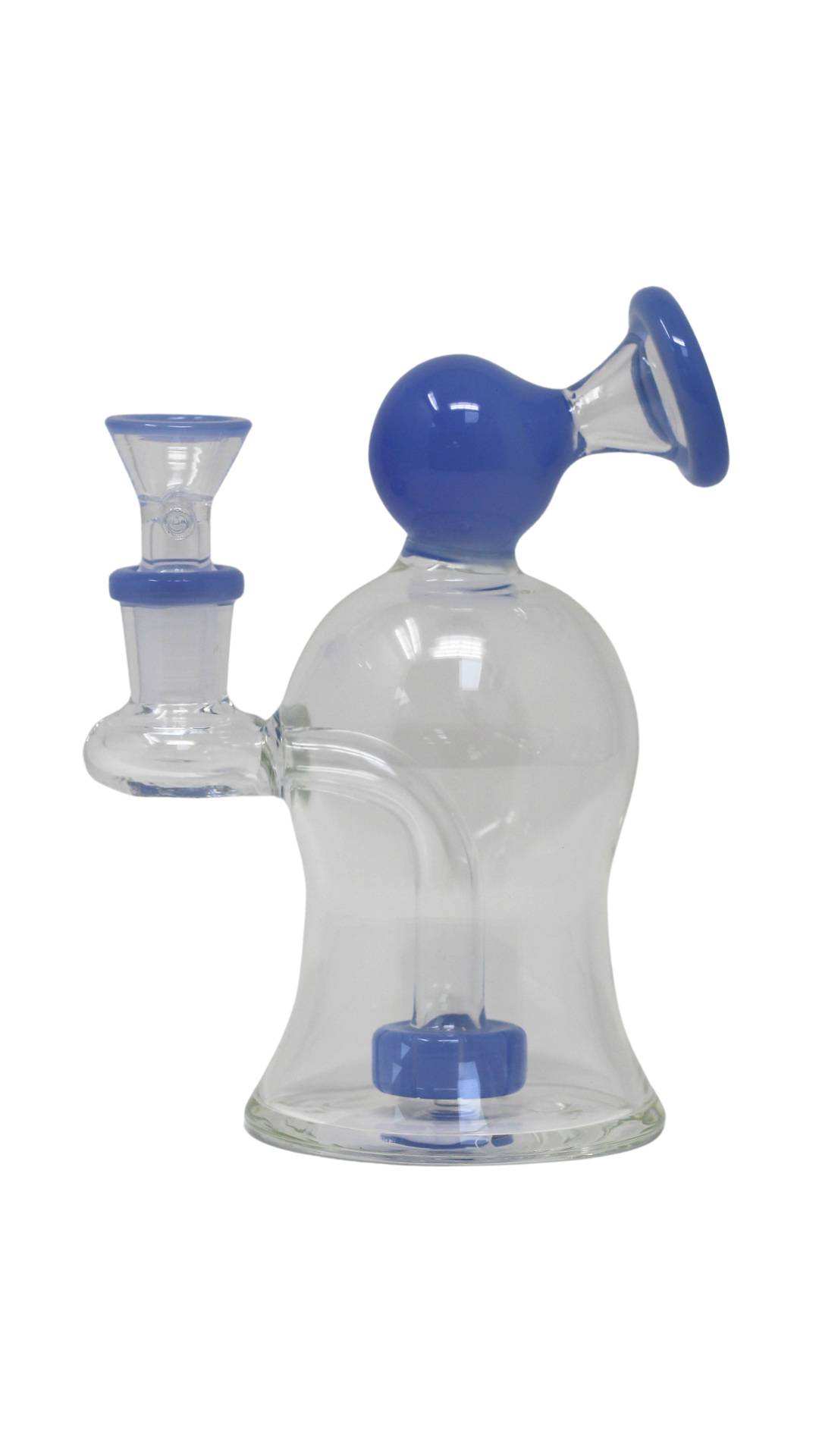 MWP 133 - 6" Mini Curvy 8 Colors 45 Degree Glass Water Pipe