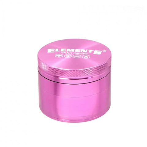 Elements Pink Papers Aluminum 4 Piece Grinder