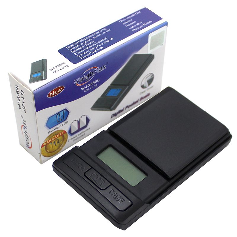 Weigh Max Digital Pocket Scale 650 x 0.1g