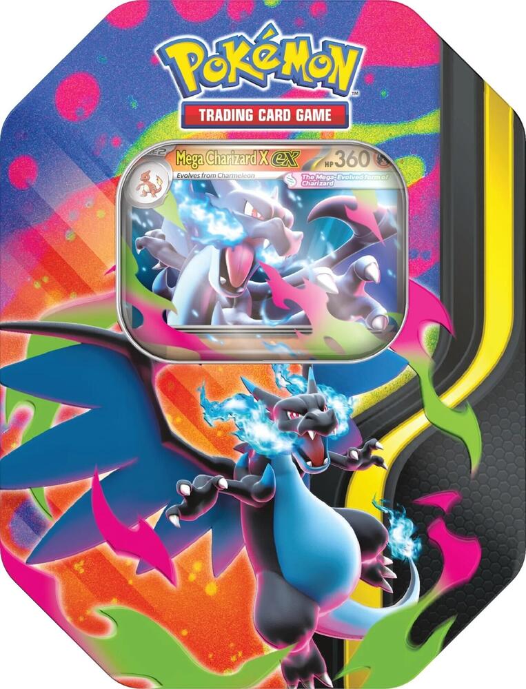Mega Charizard Tin (Mega Charizard X) - Miscellaneous Cards & Products (MCAP)