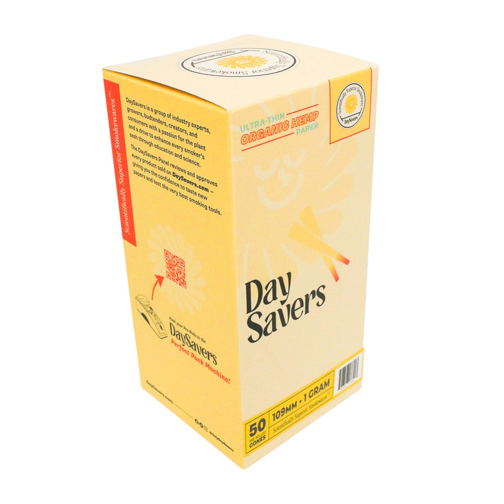 DaySavers 109mm-1 Gram Paper Cones (50ct)