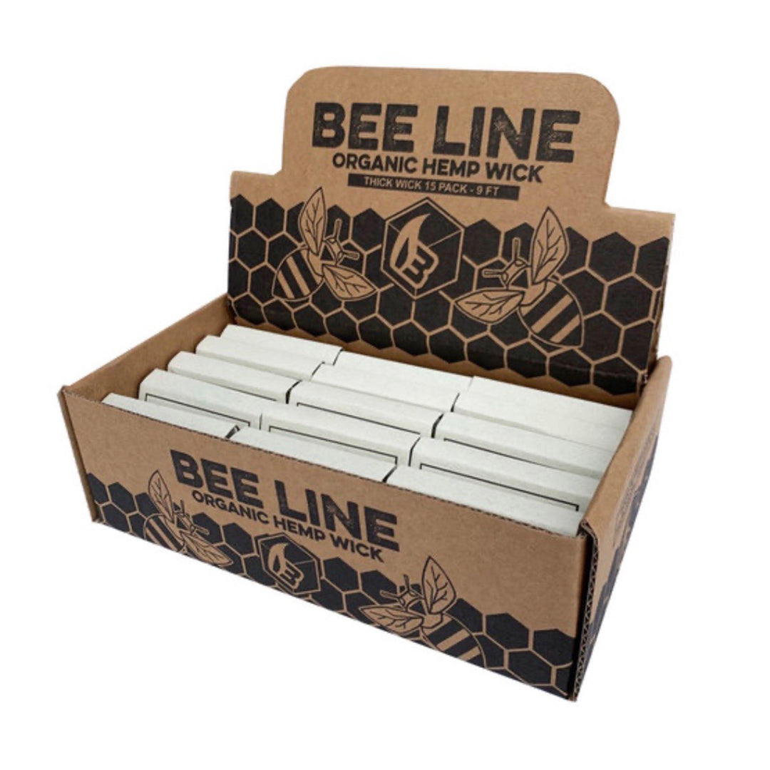 Bee-Line Thick Organic Hemp Wick