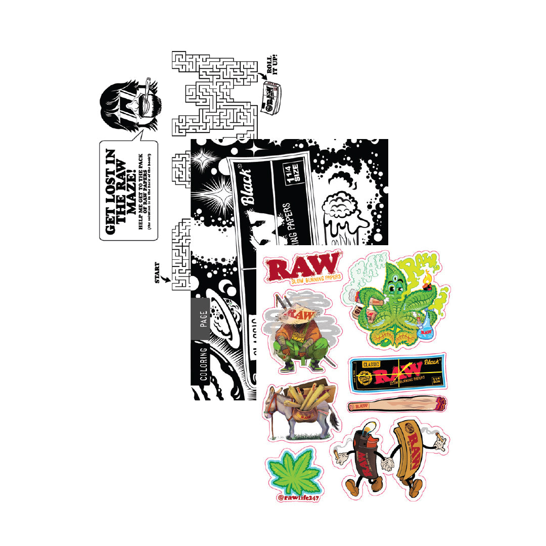 RAW Adults Stoner Activity Book