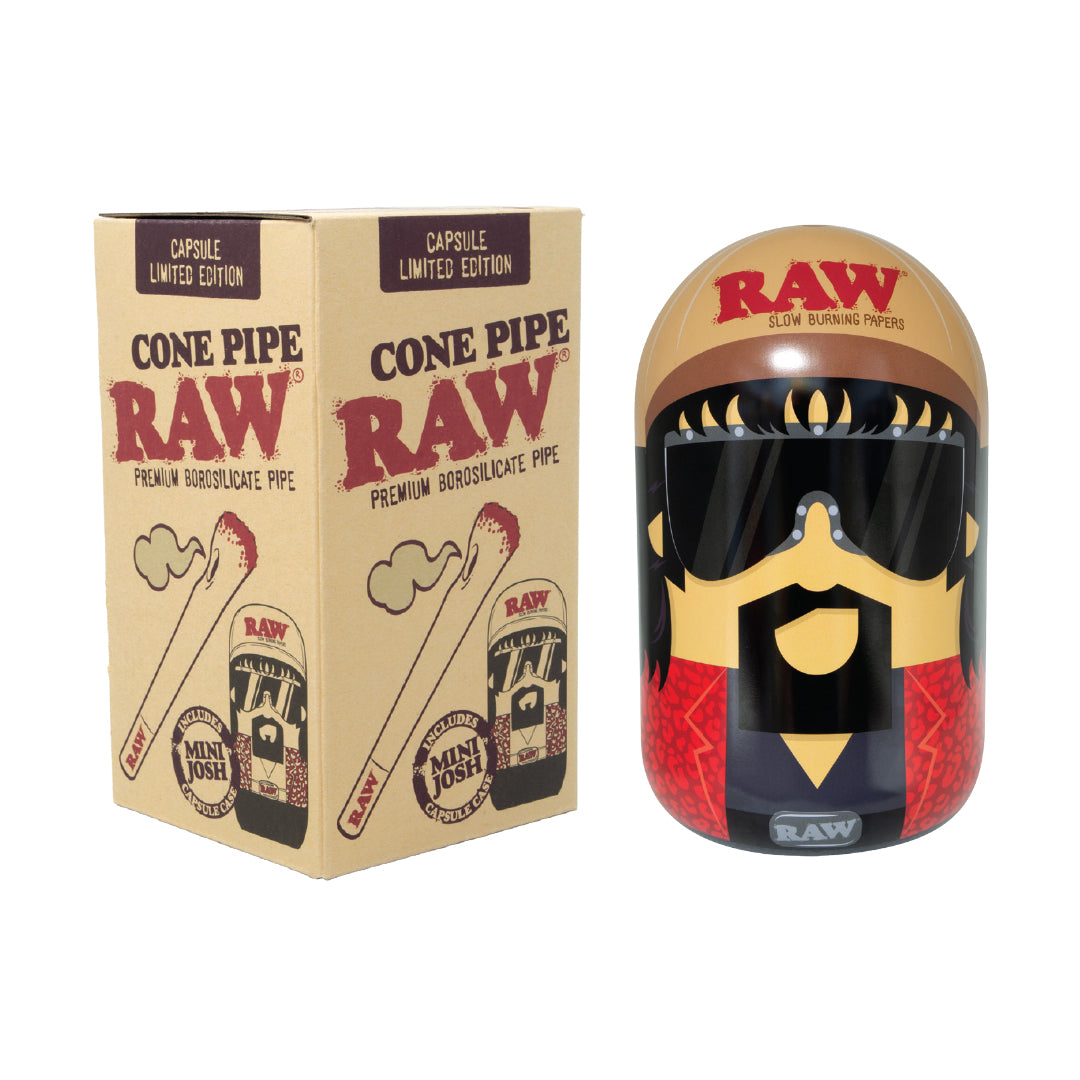 Raw Cone Pipe w/ Capsule Case