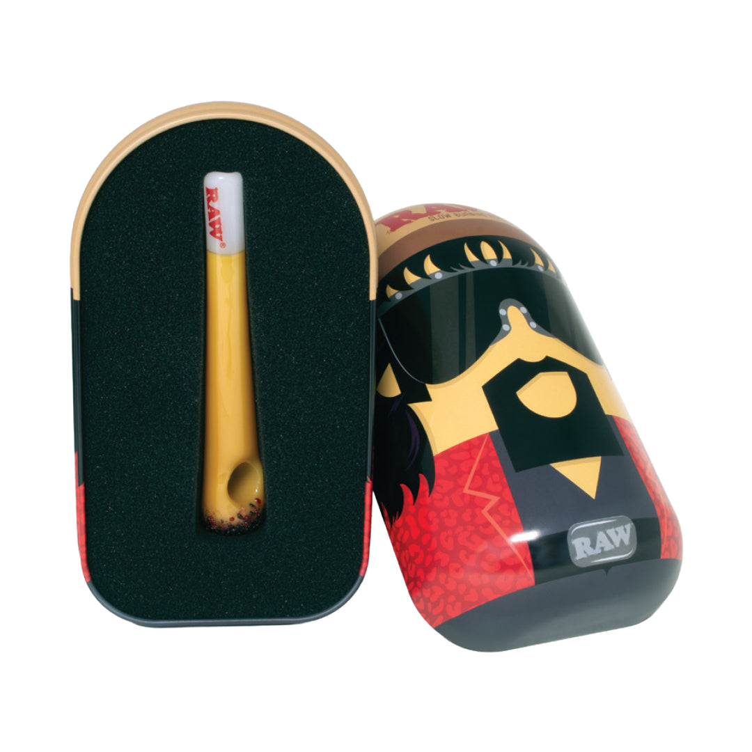 Raw Cone Pipe w/ Capsule Case