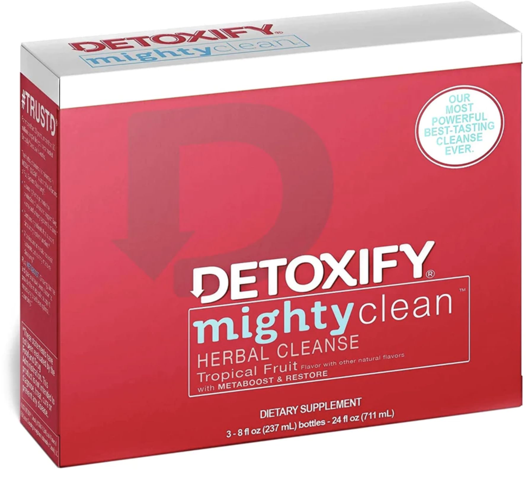 Detoxify Mighty Clean 3 pack 8fl oz each