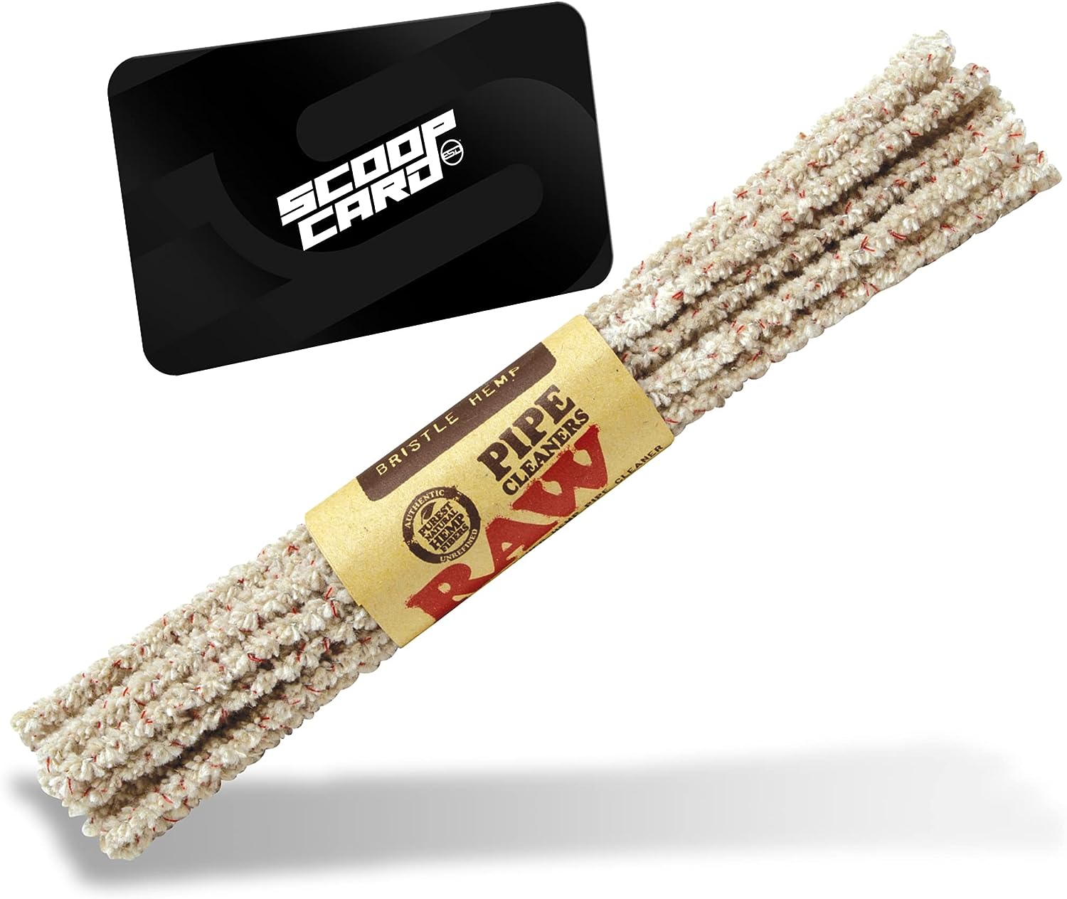 Raw Pipe Cleaner-Hemp Bristle