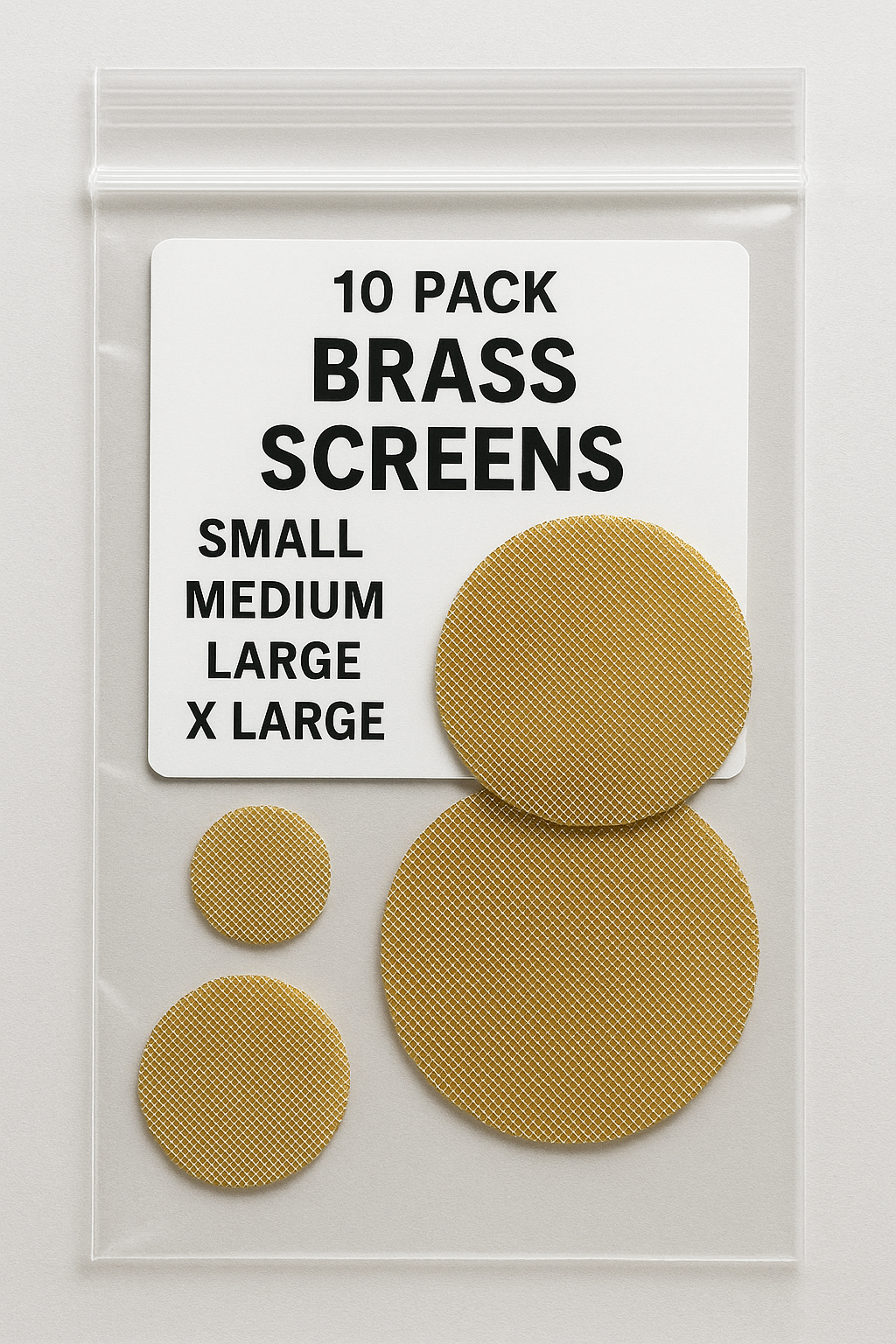 Metal Brass Screens (10 Pack)