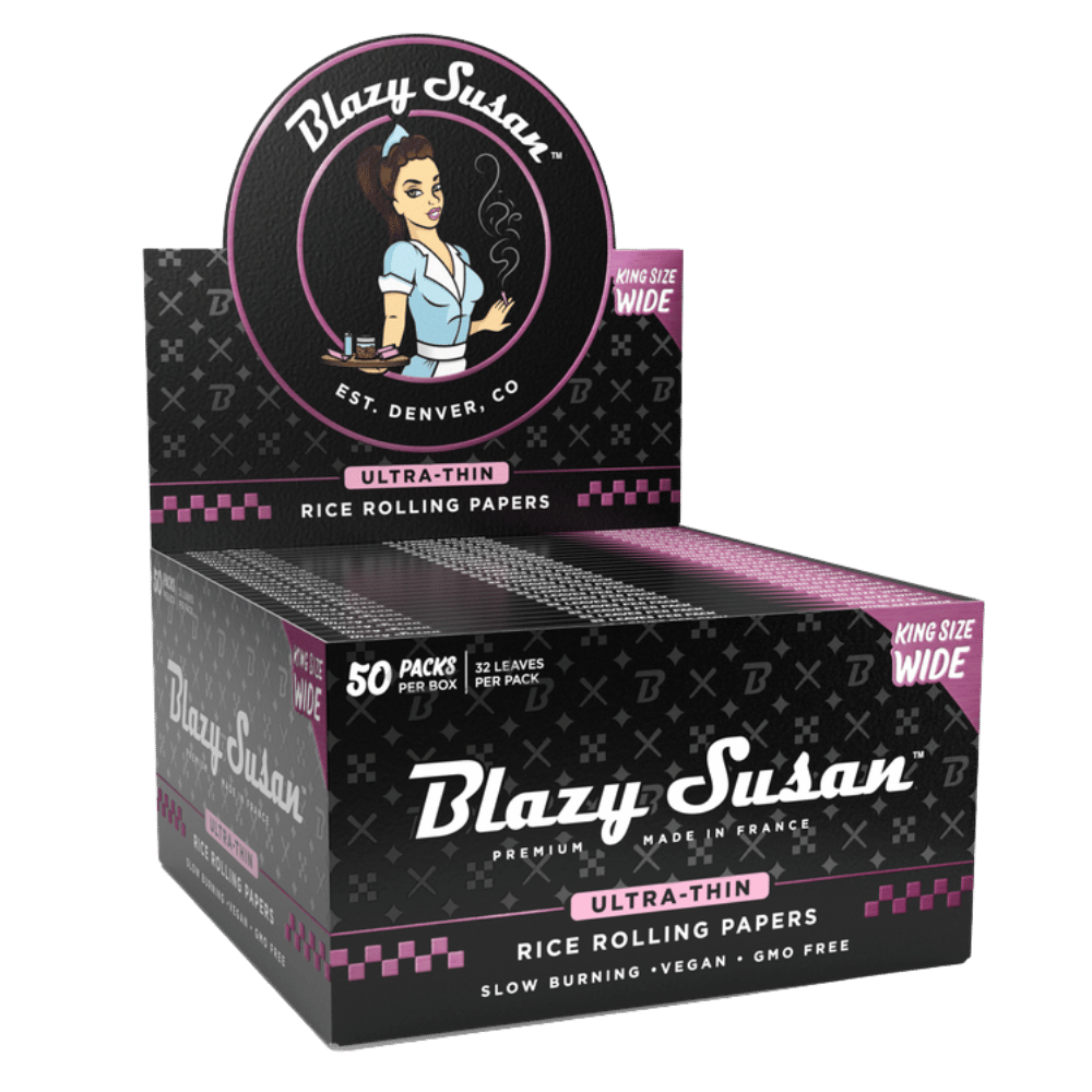 Blazy Susan Ultra Thin Rice Rolling Papers - KSW