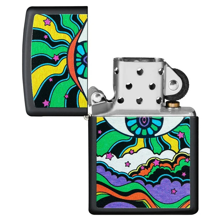 Zippo Lighter $33.95 - Black Light Eye
