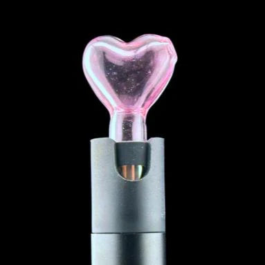 Lovey Heart Pivot Mouthpiece Attachment By Iridescent Glass
