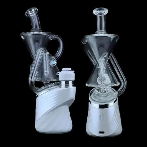 Iridescent Glass - Eco Kickback Recycler Puffco Peak Attachment