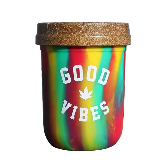 ReStash Jars X Good Vibes - Rasta : 8oz