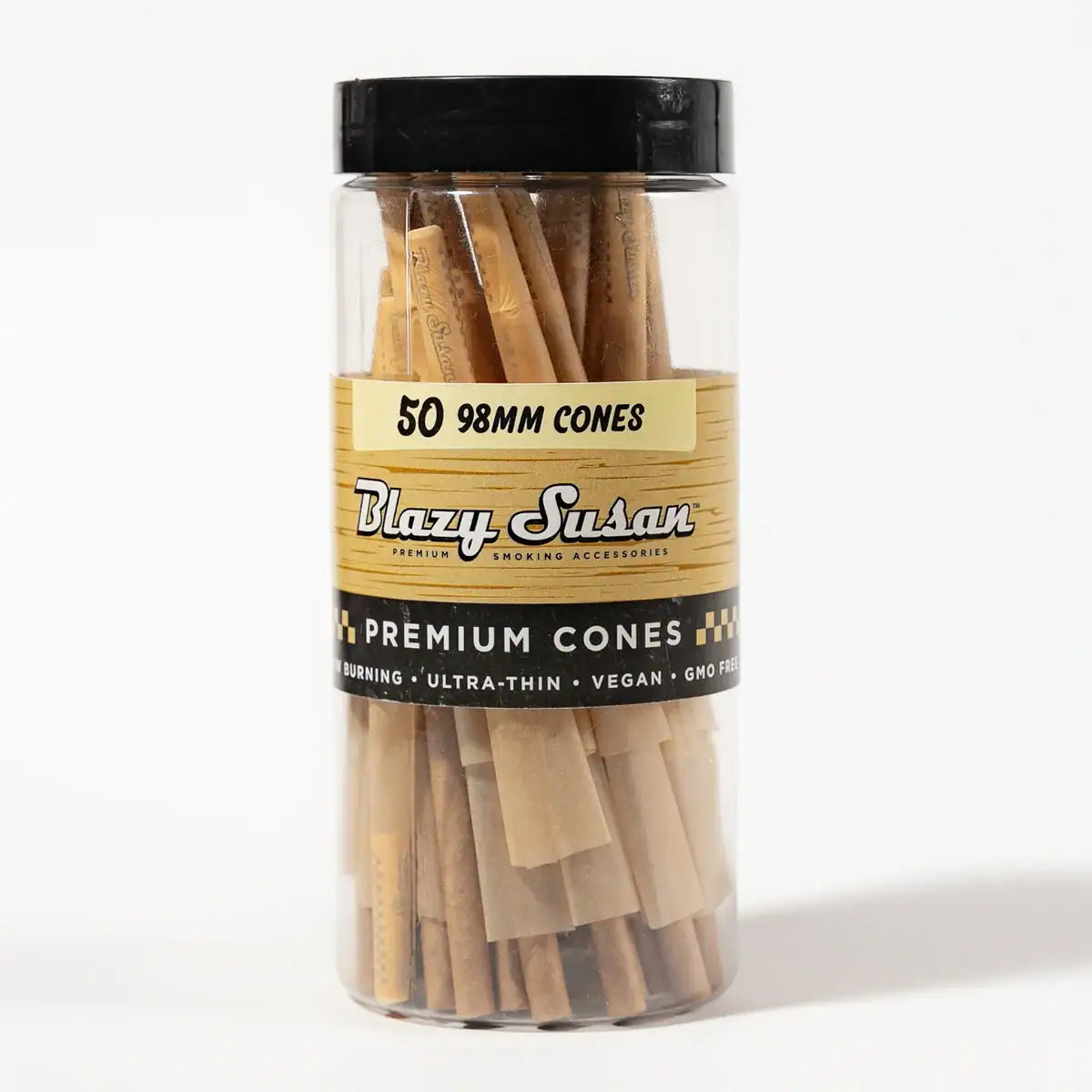 Blazy Susan Unbleached Cones - 98mm 50pk
