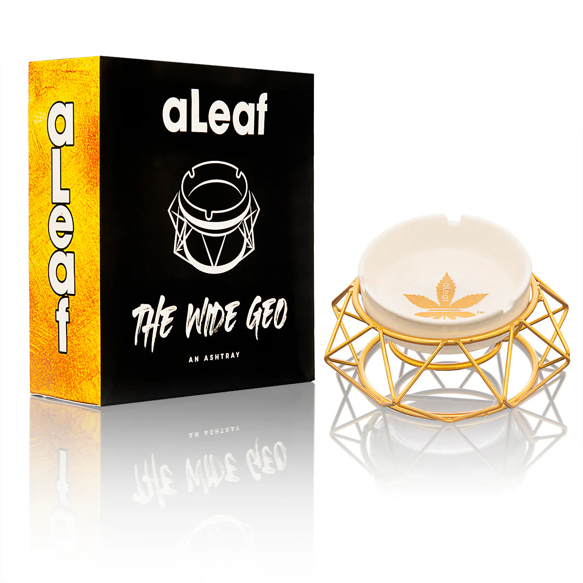Aleaf Wide Geo Ashtray