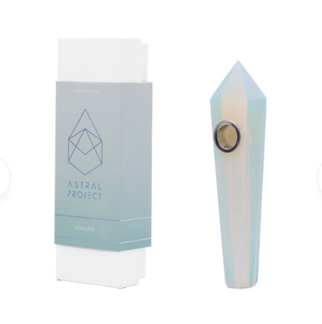 Gemstone Jewel Pipe - Opalite