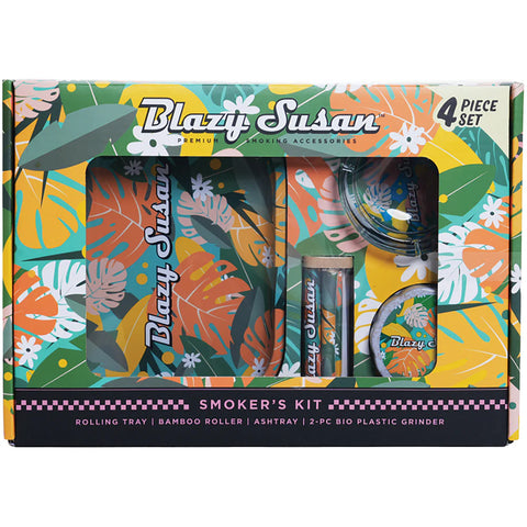 Blazy Susan Smoker's Kit 4pc. - Summer Trees