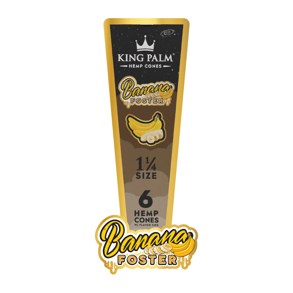 King Palm Hemp Cones 1 1/4