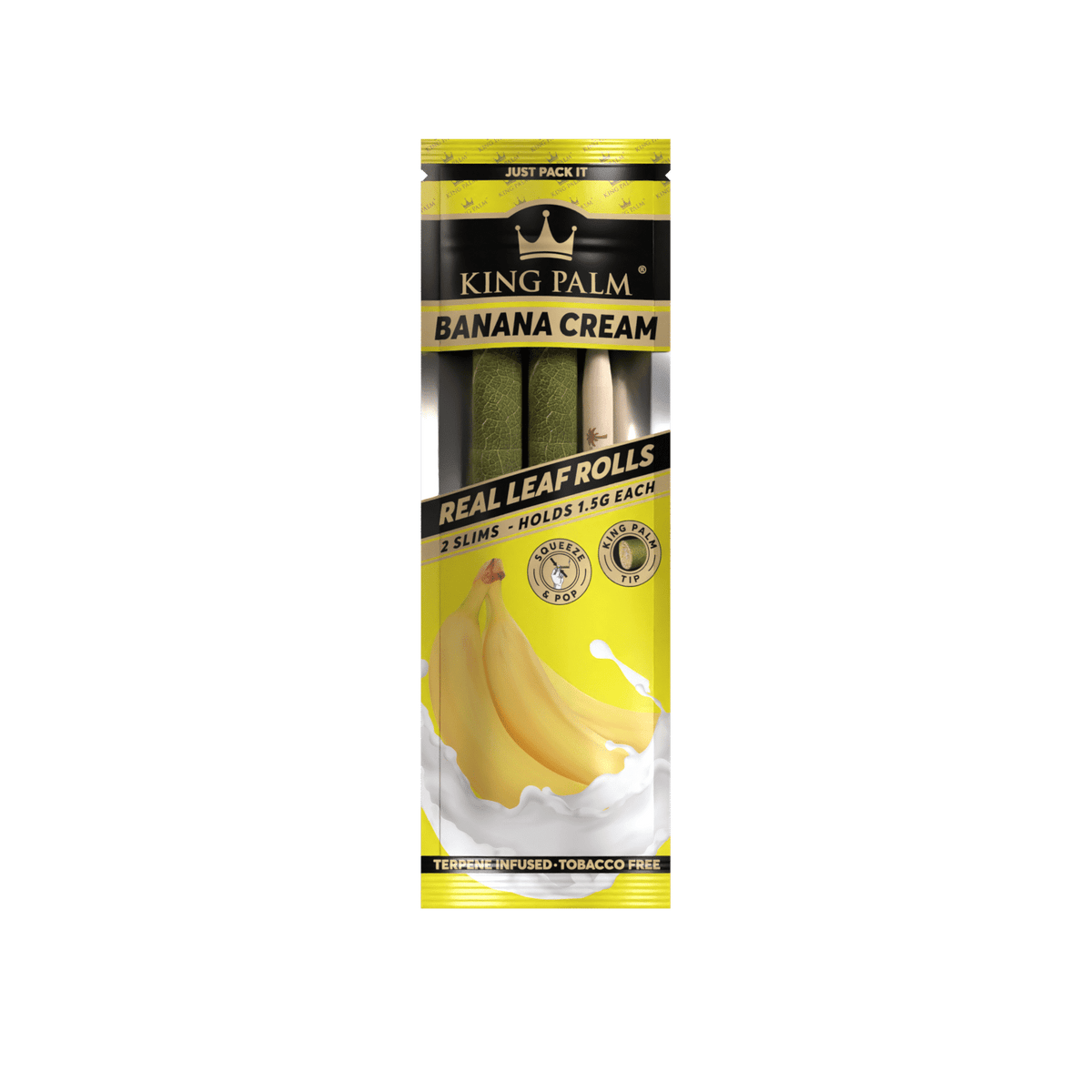 King Palm Cones Slim 2pk Banana