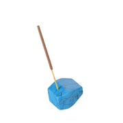 Faceted Incense Holder - Blue Turquoise