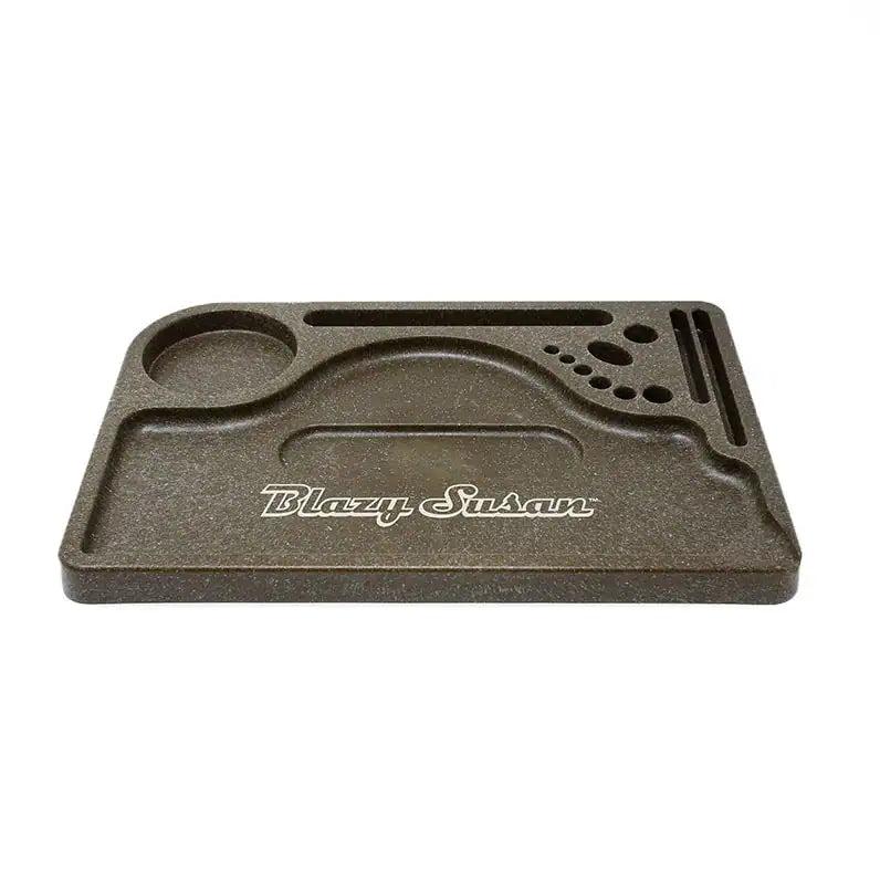 Blazy Susan Hemp Plastic Rolling Tray