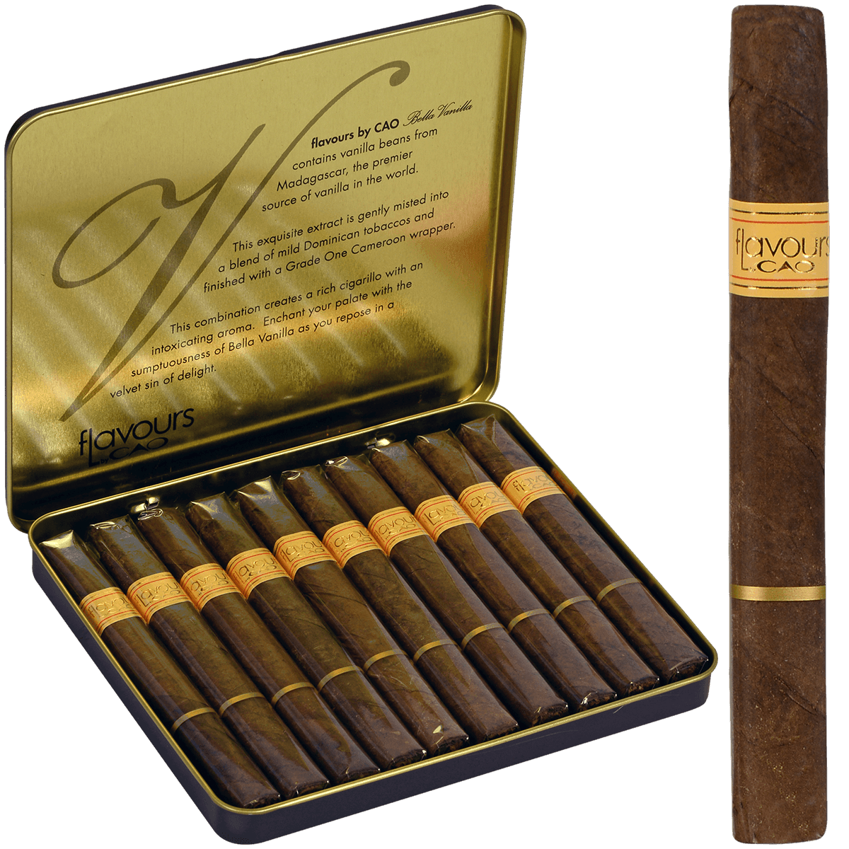 CAO Flavors Cigarillos Bella Vanilla