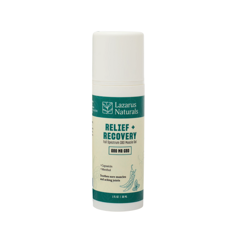 Lazarus Naturals CBD Muscle Gel, Relief & Recovery