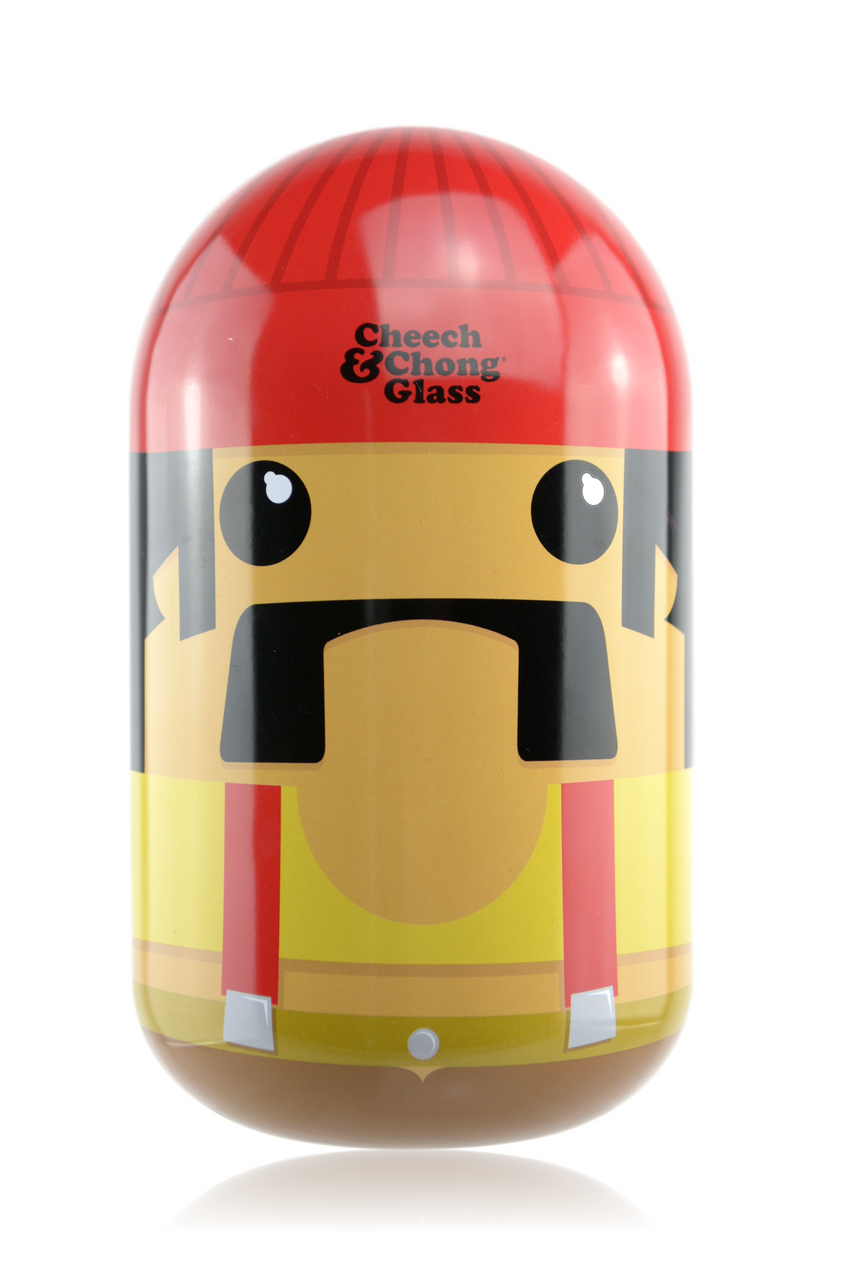 Cheech & Chong Glass 5.5" Sherlock W/ Collectible Tin - "Daves Not Here Man"