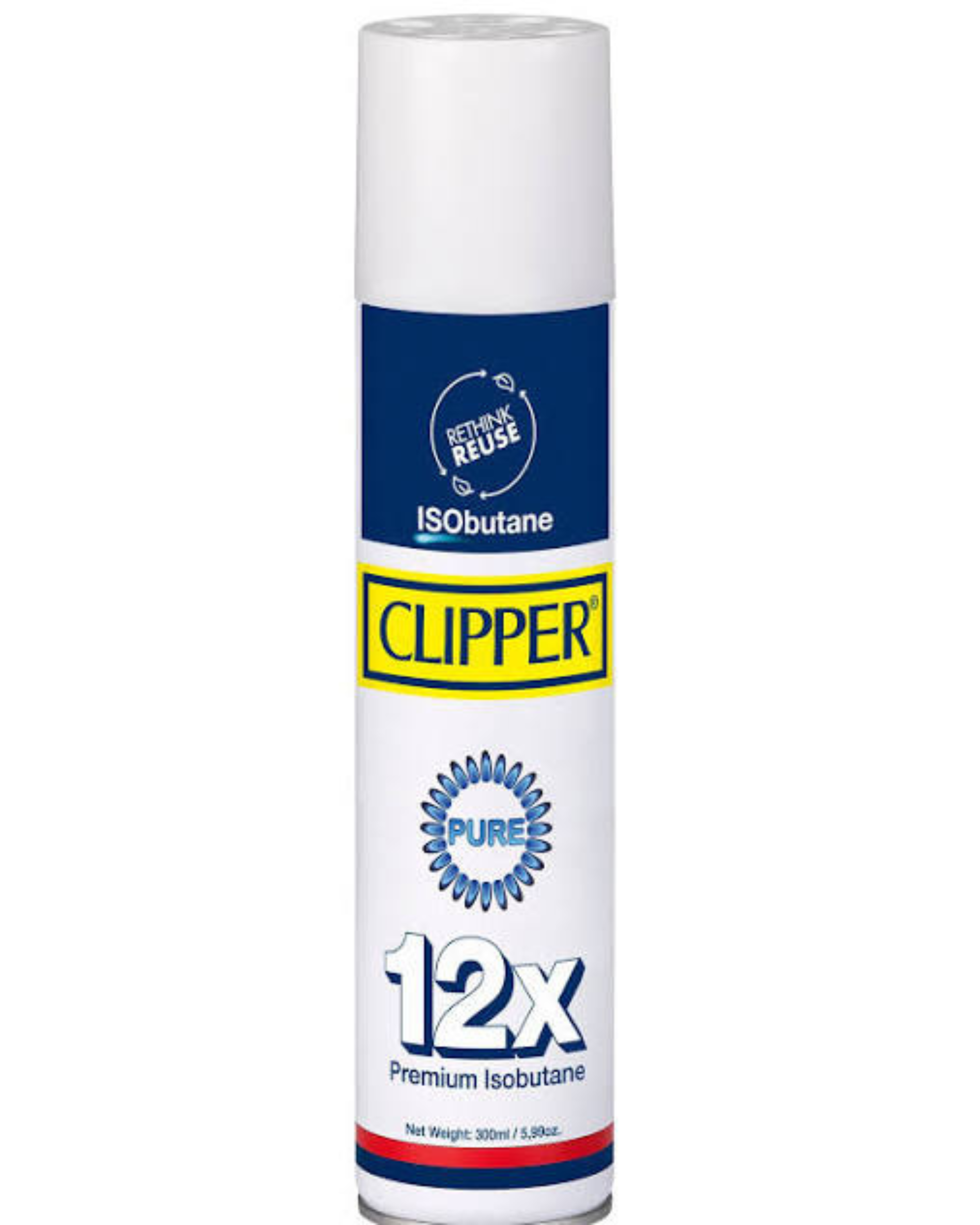 Clipper ISObutane Gas 12x 300ml
