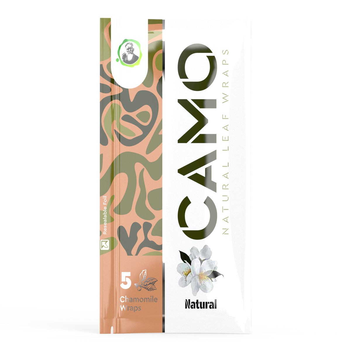 Camo Natural Leaf Wraps - Natural