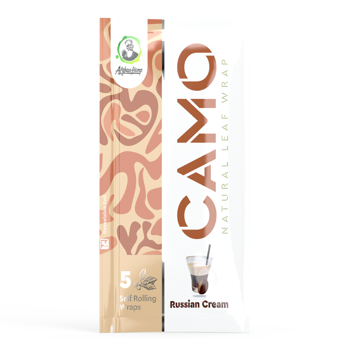 Camo Natural Leaf Wraps - Russian Cream