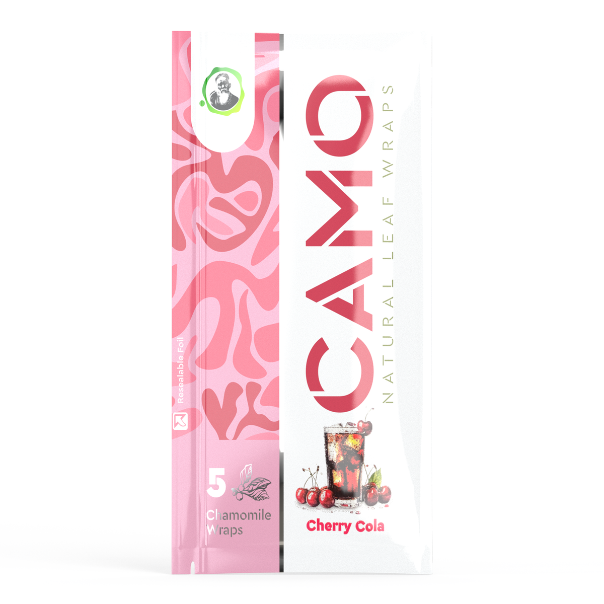 Camo Natural Leaf Wraps - Cherry Cola