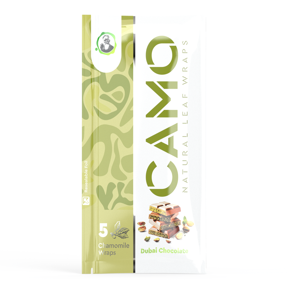 Camo Natural Leaf Wraps - Dubai Chocolate