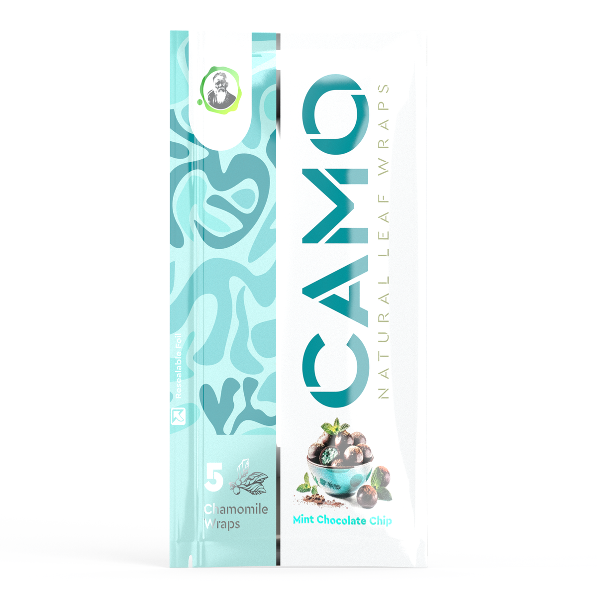 Camo Natural Leaf Wraps - Mint Chocolate Chip