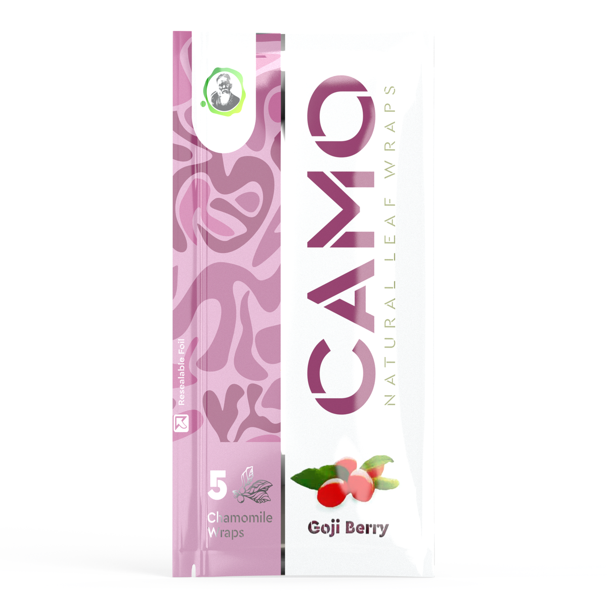 Camo Natural Leaf Wraps - Goji Berry