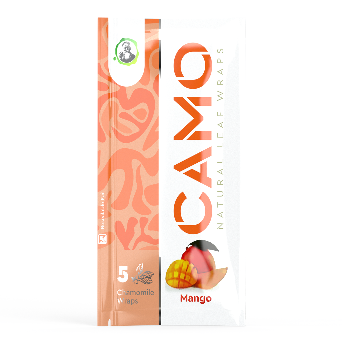 Camo Natural Leaf Wraps - Mango