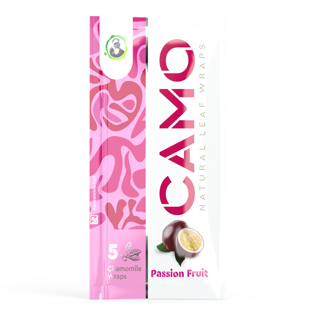 Camo Natural Leaf Wraps - Passion Fruit