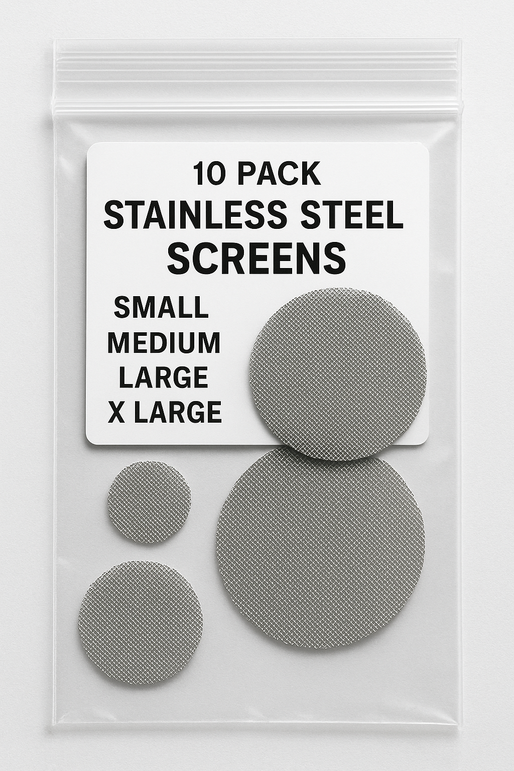 Metal Stainless Steel Screen (10 pack)