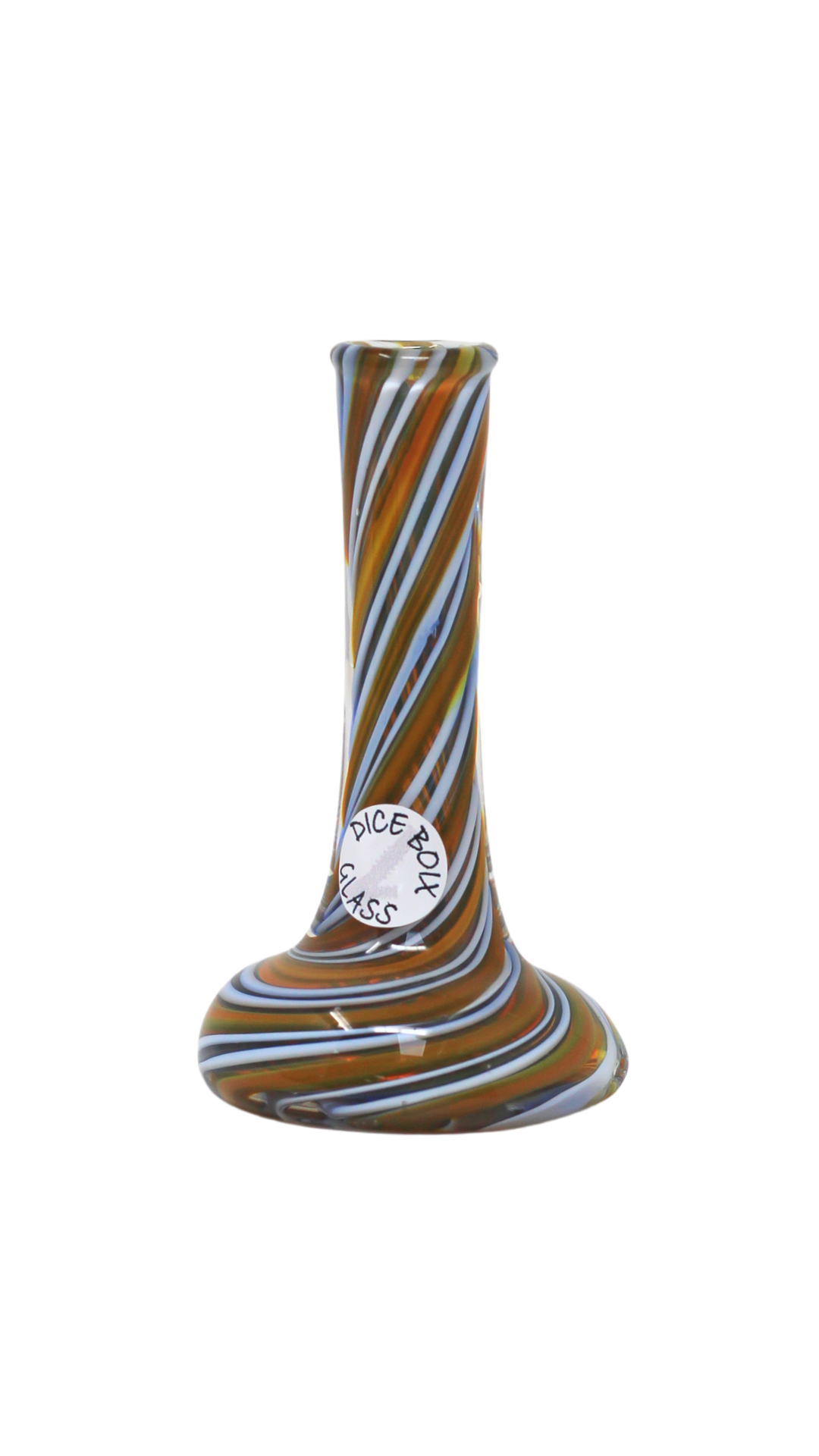 DiceBoiX Glass Striped Puffco Peak Top