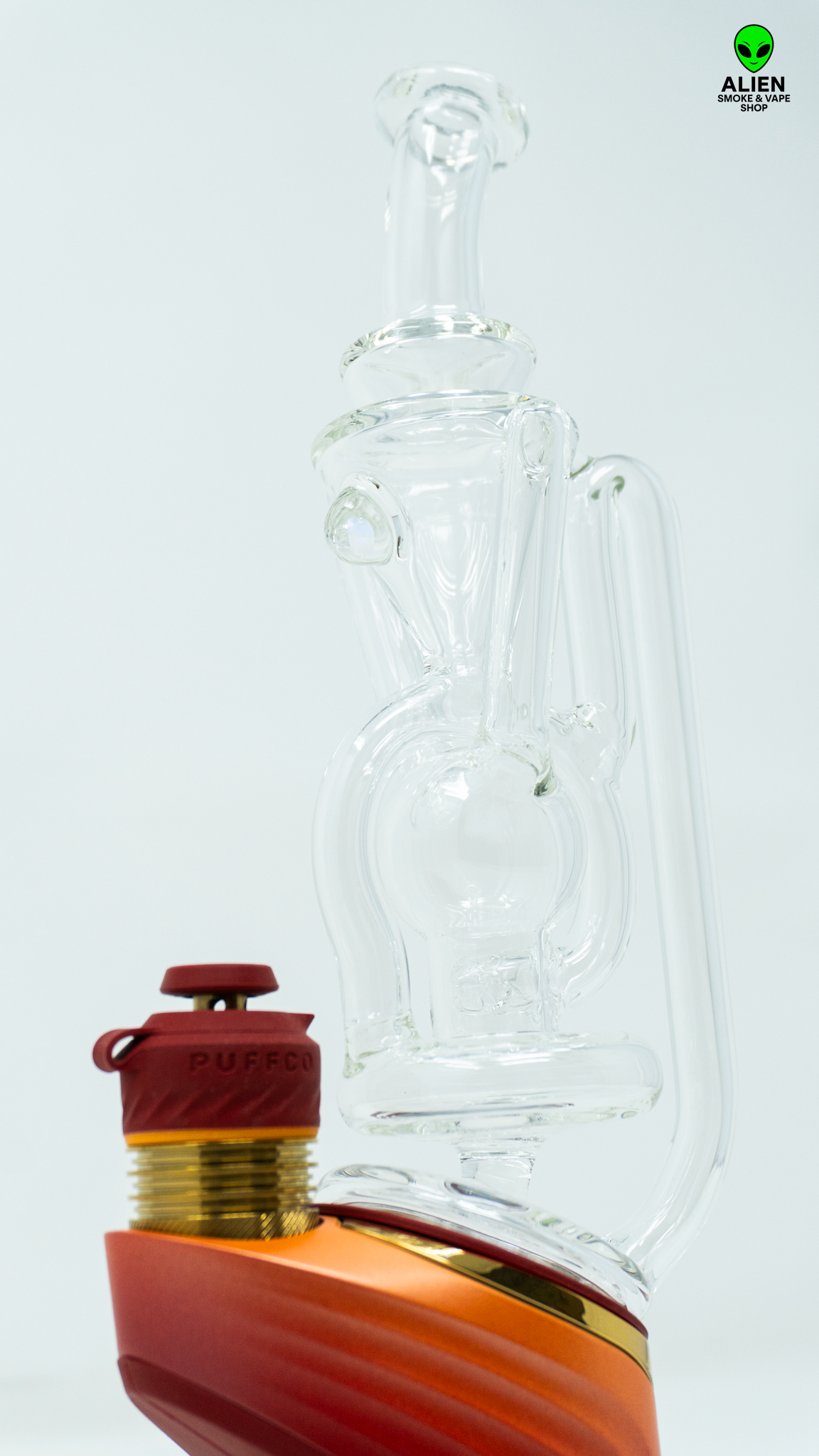 Iridescent Glass Superior Ballcycler Puffco Peak Attachment