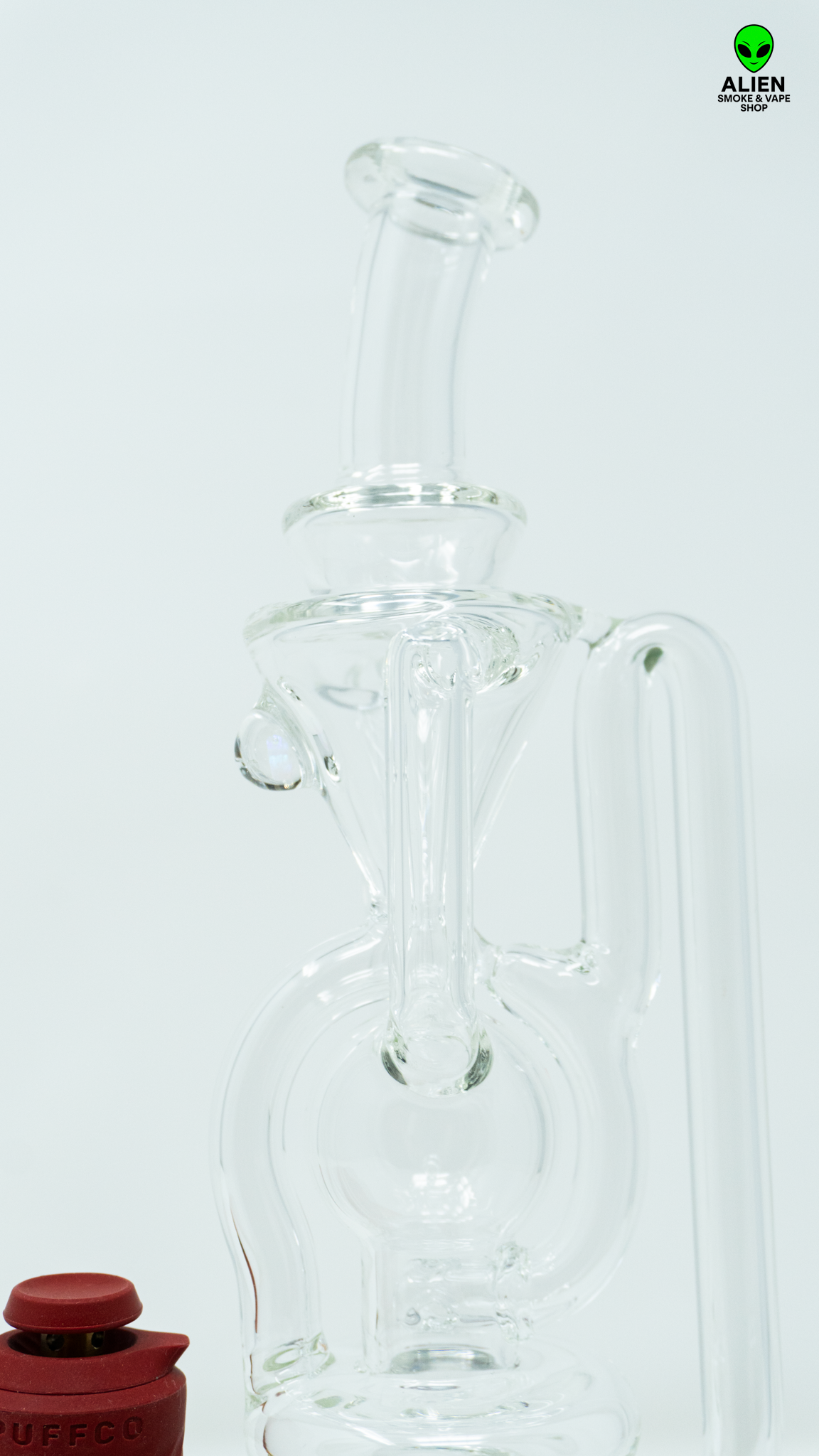 Iridescent Glass Superior Ballcycler Puffco Peak Attachment