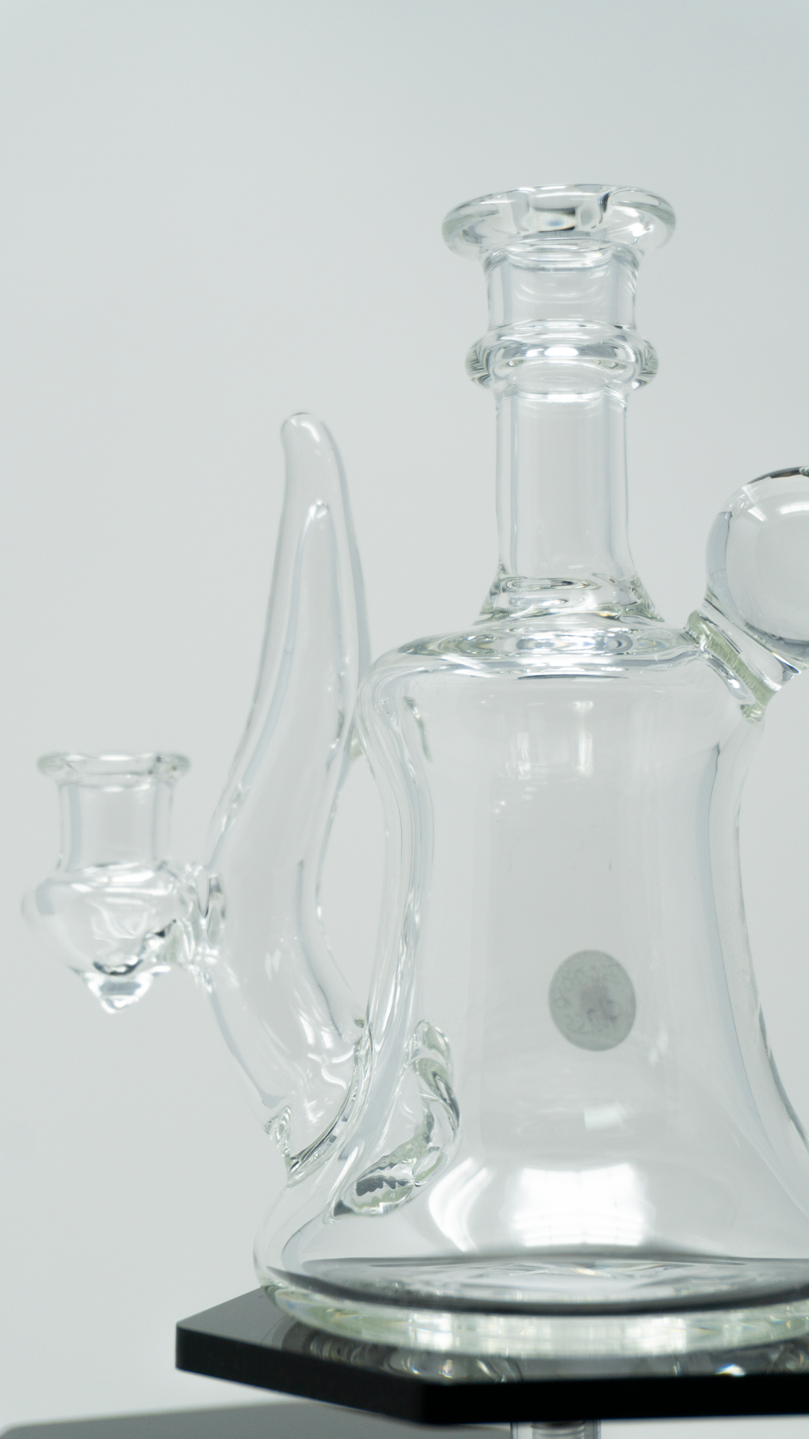 Scoby Glass - Clear Rig With Marble